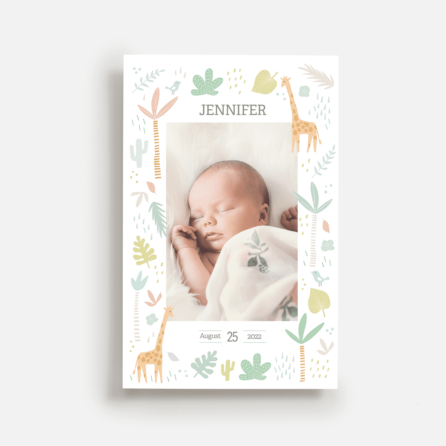 Baby Announcement Ideas VistaPrint AU